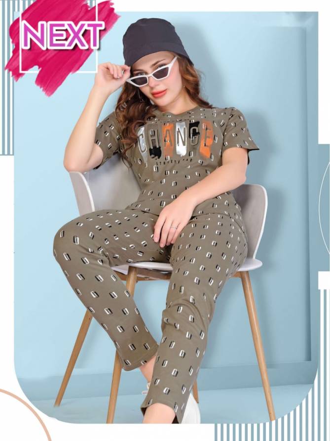 Summer Special Cords Set Vol Kn 325 Hosiery Cotton Night Suit Wholesale Price In Surat
